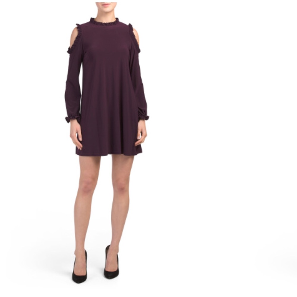 Tiana B petite cold shoulder dress